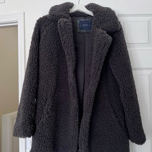 Lucky brand teddy coat with pockets never worn